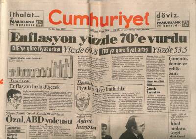 Cumhuriyet Gazetesi 6 Nisan 1988 - Vuralhan Davaları Birleştirildi - Kuveyt Uçağı İrana Kaçırıldı GZ123144 - 1