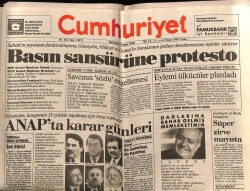 Cumhuriyet Gazetesi 6 Nisan 1990 - Cazın İlahi Sesi Sarah Vaughan 66 Yaşında Öldü GZ69673 - 1
