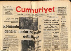 Cumhuriyet Gazetesi 6 Ocak 1969 - Sovyetler , Venüse Bir Uzay Aracı Attı GZ70177 - 2