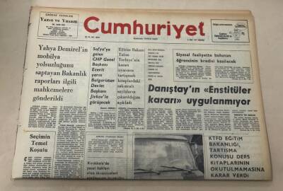 Cumhuriyet Gazetesi 6 Ocak 1977 GZ1140 - 2