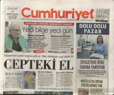 Cumhuriyet Gazetesi 6 Ocak 2019 - Ukrayna Kilisesine Bağımsızlık - Aydınlanma Çınarları Cumhuriyete Konuştu GZ94496 - 1