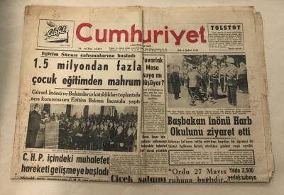 Cumhuriyet Gazetesi 6 Şubat 1962 GZ1000 - 1