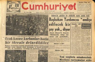 Cumhuriyet Gazetesi 6 Şubat 1963 - Trakyadaki Köprüler Yıkılmaktan Kurtuldu - Can Bartu İtalyaya Karşı Oynatılmıyor GZ120626 - 1