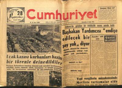 Cumhuriyet Gazetesi - 6 Şubat 1963 - Trakyadaki Köprüler Yıkılmaktan Kurtuldu GZ99377 - 1