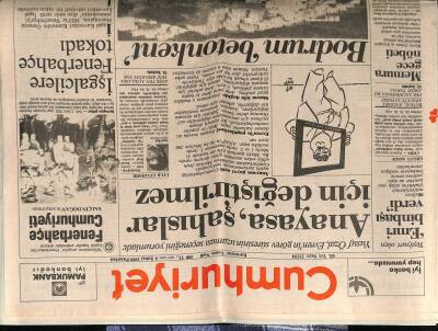 Cumhuriyet Gazetesi 6 Şubat 1989 - Anayasa Şahıslar İçin Değiştirilmez GZ61272 - 1