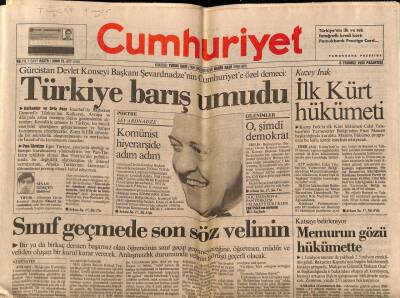 Cumhuriyet Gazetesi 6 Temmuz 1992 - Nusaybinde 135 Köylü Tutuklandı GZ74673 - 1