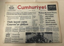 Cumhuriyet Gazetesi 7 Ağustos 1974 GZ1471 - 1