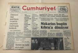 Cumhuriyet Gazetesi 7 Aralık 1974 GZ1413 - 2
