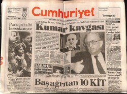 Cumhuriyet Gazetesi 7 Aralık 1991 - Anadolu , İstanbulu Fethetti GZ72207 - 1