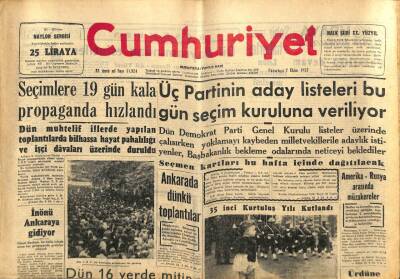 Cumhuriyet Gazetesi 7 Ekim 1957 - İranın Kum Petrolleri İskenderundan Akacak GZ85449 - 1