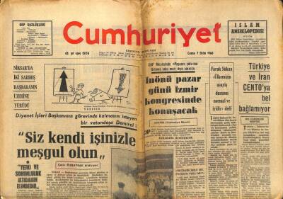 Cumhuriyet Gazetesi - 7 Ekim 1966 - Keçiler Ormanlarımızı Tahrip Ediyor GZ99472 - 1