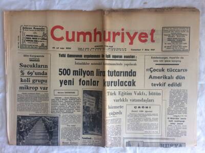Cumhuriyet Gazetesi 7 Ekim 1967 - Osman Bölükbaşı Vize Alabilirse Kıbrısa Gidecek GZ73366 - 1