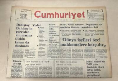 Cumhuriyet Gazetesi 7 Ekim 1976 GZ935 - 1