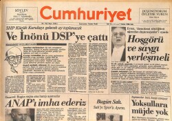 Cumhuriyet Gazetesi 7 Ekim 1986 - Ve İnönü DSP'ye Çattı - Sovyet Nükleer Denizaltısı Battı GZ159192 - Gökçekoleksiyon