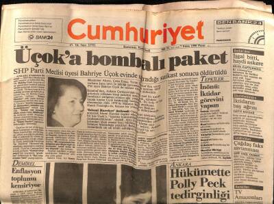 Cumhuriyet Gazetesi 7 Ekim 1990 - Babıalinin Tarayalı Ressamı GZ72511 - 1