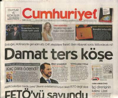 Cumhuriyet Gazetesi 7 Ekim 2018 - Dünyada Bir İlk , Eczacıbaşı Bu Kez Ödülle Tarih Yazdı GZ94508 - 1