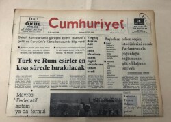 Cumhuriyet Gazetesi 7 Eylül 1974 GZ1502 - 2