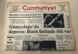 Cumhuriyet Gazetesi 7 Eylül 1975 GZ1621 - 1