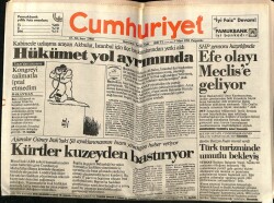 Cumhuriyet Gazetesi 7 Mart 1991 - Kürtler Kuzeyden Bastırıyor GZ64441 - 2