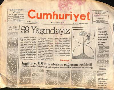 Cumhuriyet Gazetesi 7 Mayıs 1982 - Alman Parlamenterler Türklerin Geri Gönderilmesini İstemiyor GZ119458 - 1