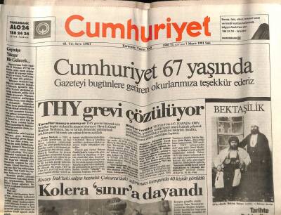 Cumhuriyet Gazetesi 7 Mayıs 1991 - Doğum Günü Hediyesi GZ56932 - 1
