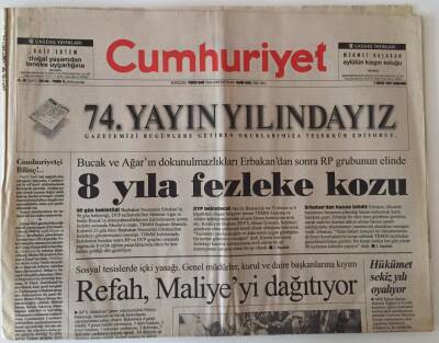 Cumhuriyet Gazetesi 7 Mayıs 1997 - Cumhuriyet 74. Yayın Yılında GZ25042 - 1