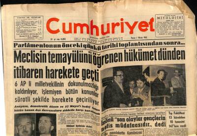 Cumhuriyet Gazetesi 7 Nisan 1963 - APli Mutediller Kendilerine Yeni Bir Yön Verecekler GZ70039 - 2
