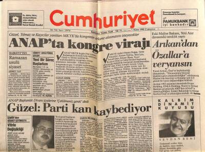 Cumhuriyet Gazetesi 7 Nisan 1990 - Dalaman Cezaevi Savcısı Görevden Alındı GZ69672 - 1