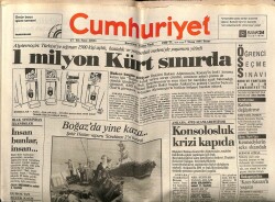Cumhuriyet Gazetesi 7 Nisan 1991 - Boğazda Yine Kaza GZ62190 - 1