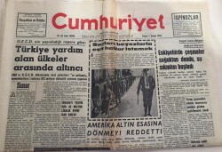Cumhuriyet Gazetesi 7 Şubat 1965-Hükümeti Düşürmek İçin A.P. Faliyetini Artırdı GZ6042 - 1