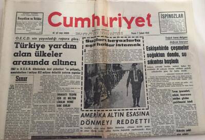 Cumhuriyet Gazetesi 7 Şubat 1965-Hükümeti Düşürmek İçin A.P. Faliyetini Artırdı GZ6042 - 1