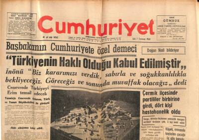 Cumhuriyet Gazetesi 7 Temmuz 1964 - Beyazıt Meydanını 12. Defa Tadil Edecek Proje Hazırlandı GZ82497 - 1
