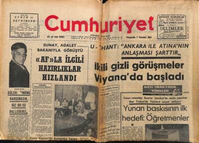 Cumhuriyet Gazetesi 7 Temmuz 1966 - Endonezyada Devlet Adamlarına BABA Denilecek GZ85495 - 1