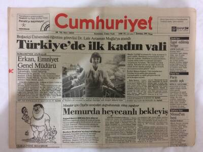 Cumhuriyet Gazetesi 7 Temmuz 1991 - Güneydoğuda Roket Saldırıları GZ73265 - 1