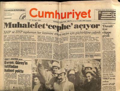 Cumhuriyet Gazetesi 8 Aralık 1990 - Saddam Hüseyinin Kararı Olumlu Karşılandı GZ65116 - 2