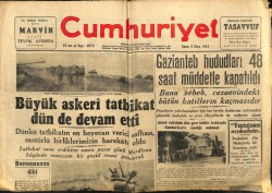 Cumhuriyet Gazetesi 8 Ekim 1948 - Gaziantep Hudutları Kapatıldı GZ71493 - 1
