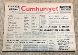 Cumhuriyet Gazetesi 8 Ekim 1977 GZ68 - 2