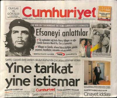 Cumhuriyet Gazetesi 8 Ekim 2018 - CHEnin En Yakınındaki İki İsim Cumhuriyete Konuştu GZ94468 - 1