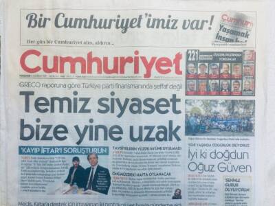 Cumhuriyet Gazetesi 8 Haziran 2017 - AKPnin Katar Telaşı GZ40671 - 1