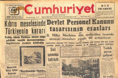 Cumhuriyet Gazetesi 8 Nisan 1958 - Lana Turnerin Katil Kızı Karakolda - Devlet Personel Kanunu Tasarısının Esasları GZ120471 - 1