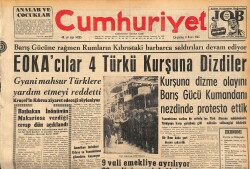 Cumhuriyet Gazetesi 8 Nisan 1964 - Bulgar Casusu Çolakof Bugün Edirnede Sekiz Türkle Mübadele Ediliyor GZ160418 - Gökçekoleksiyon