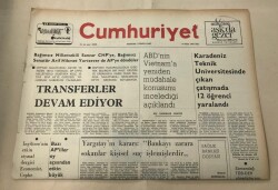 Cumhuriyet Gazetesi 8 Nisan 1975 GZ1592 - 1