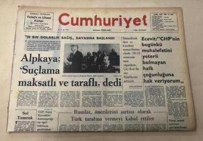 Cumhuriyet Gazetesi 8 Nisan 1976 GZ1054 - 2