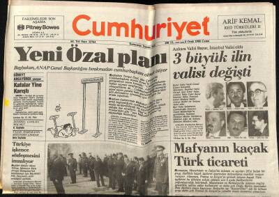 Cumhuriyet Gazetesi 8 Ocak 1988 - Doğum Günü Hediyesi GZ56960 - 1