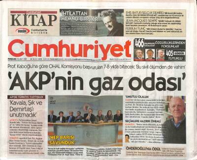 Cumhuriyet Gazetesi 8 Şubat 2018 - Cem Karaca , Her Zaman Genç Her Zaman Sakıncalı GZ94592 - 1