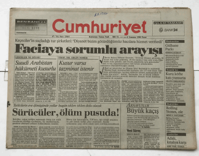 Cumhuriyet Gazetesi 8 Temmuz 1990 - NATO Soğuk Savaşı Bitirdi GZ7514 - 1