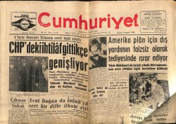 Cumhuriyet Gazetesi 9 Aralık 1962 - Avni Doğan da İnönüyü Sert Bir Dille İtham Etti GZ70071 - 1