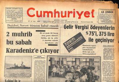 Cumhuriyet Gazetesi 9 Aralık 1968 - Bülent Ecevit - 1