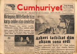 Cumhuriyet Gazetesi 9 Ekim 1948 - Birleşmiş Milletlerde Bize Cephe Alan Ülkeler GZ71487 - 2