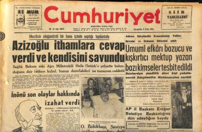 Cumhuriyet Gazetesi 9 Ekim 1963 - Sinema Dünyasının Gelmiş Geçmiş En Ünlü Kişisi Charlie Chaplinin Yakın Arkadaşı Tom Richland GZ120786 - 1